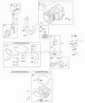 Camshaft Crankshaft Cylinder Engine Sump Gasket Set - Engine Pistons Rings Connecting Rod Diagram and Parts List for 28CH77-0036-E1  Briggs and Stratton Engine